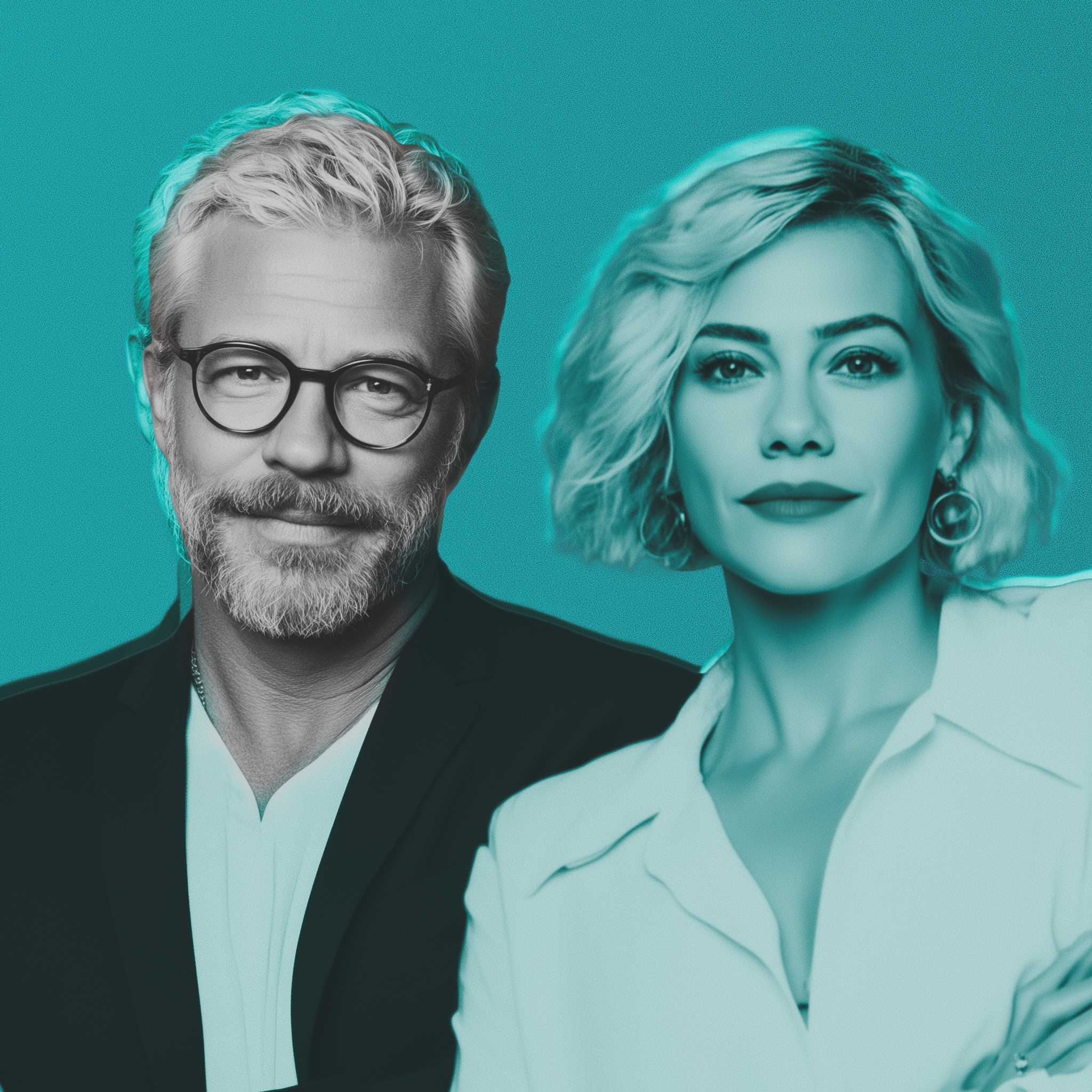 Foto van twee professionals uit de evenementen- en showbranche die samen Duits oefenen voor professionele communicatie met Duitstalige gasten en klanten.